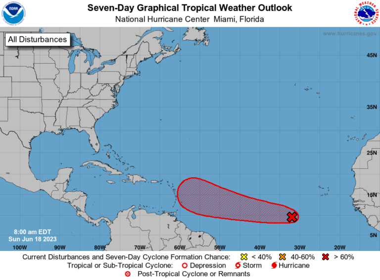 National Hurricane Center is Monitoring a Tropical Wave in the Atlantic