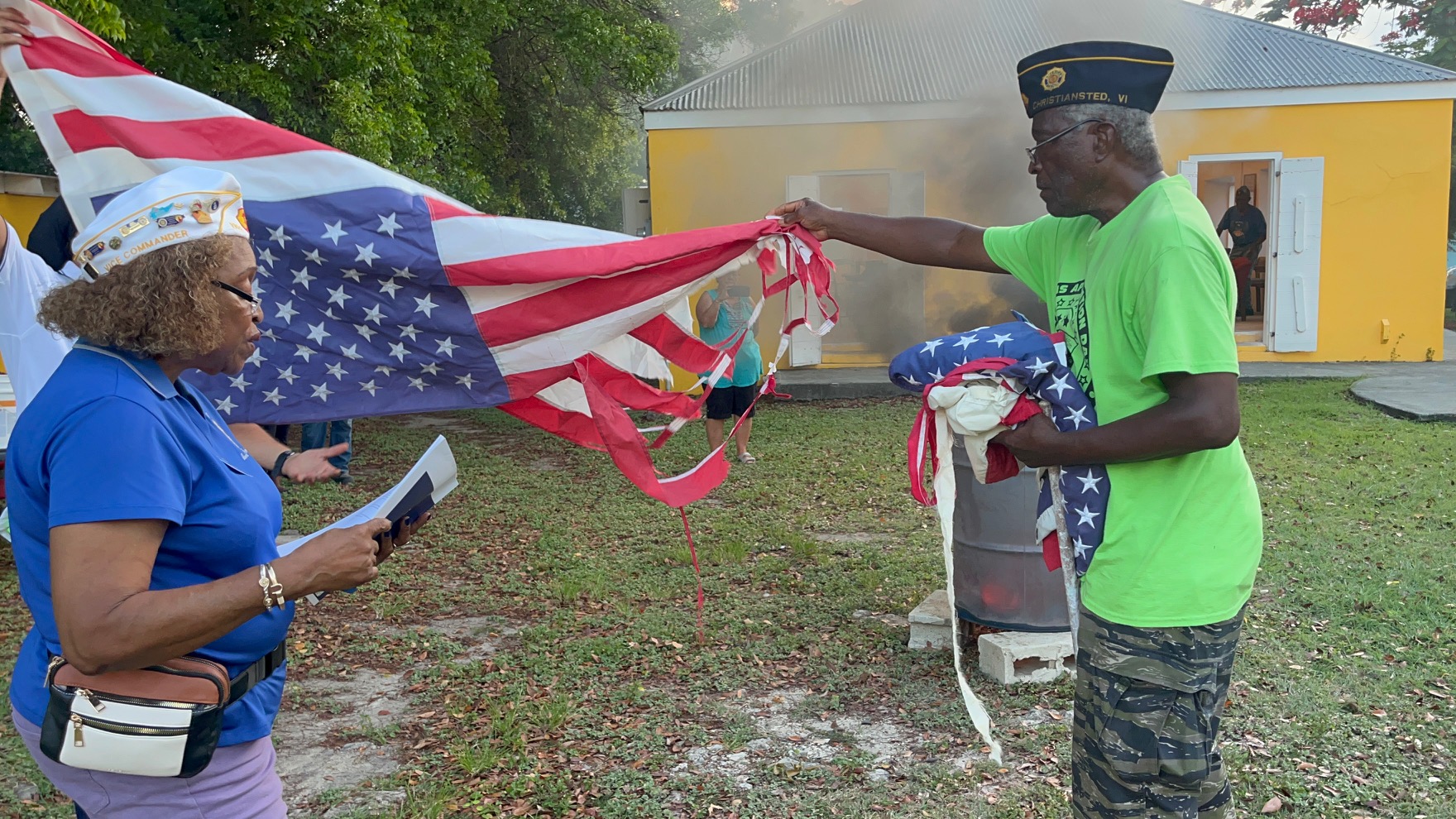 Members of the American Legion Celebrate Flag Day 2024 St. Croix Source