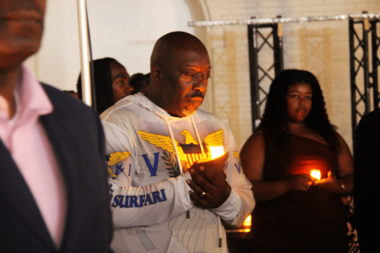 Community Gathers for Vigil in Wake of Rising Gun Violence