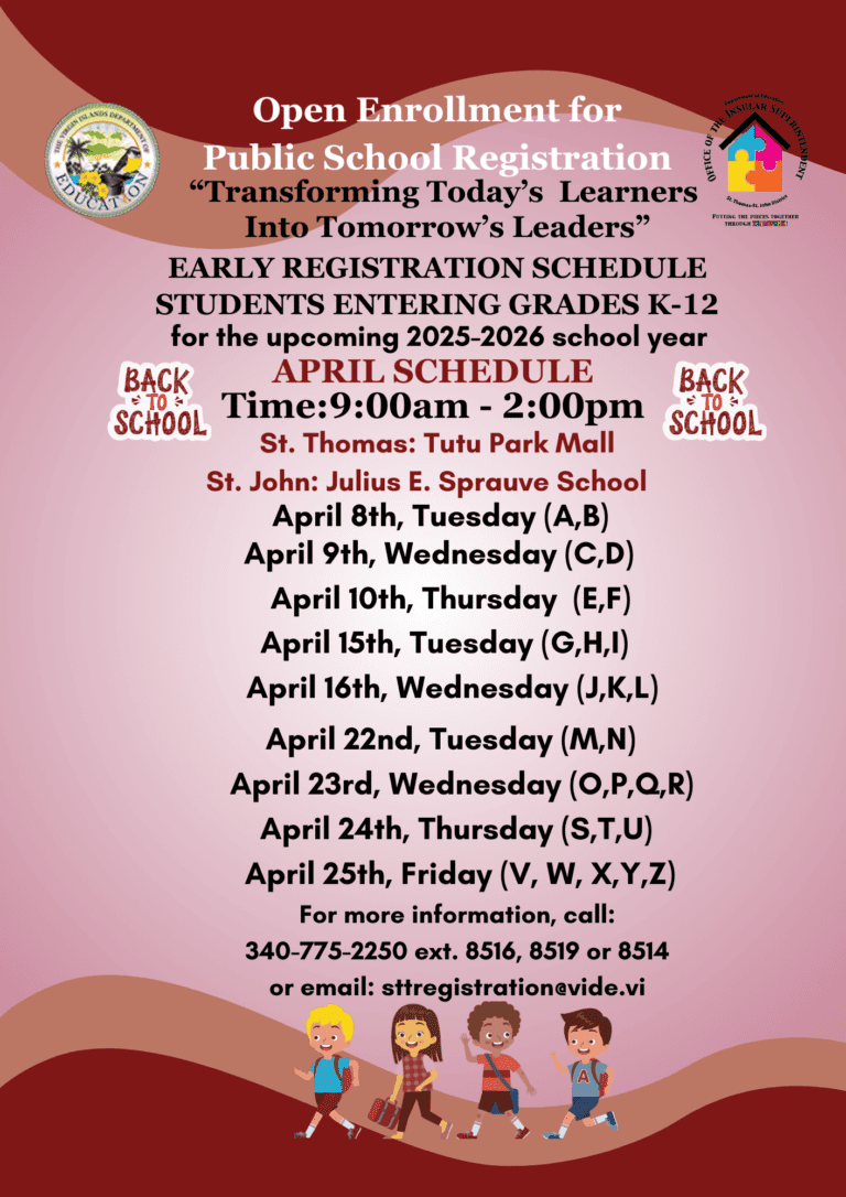 Early Registration for K-12 Students