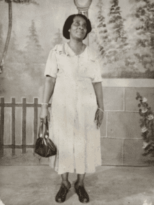 My grandmother Catherine Smalls was born on the island of St. John on April 9, 1888. She was an infant when her mother died. She was brought to St. Thomas at age 3 by her cousin Catherine Roberts and was raised in the Roberts household. She witnessed the transfer of the islands to American rules. (Photo courtesy Olasee Davis)