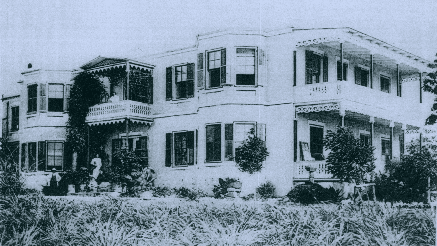The Estate Golden Grove Great House, which was the residence of A.J. Blackwood who once owned Estate Adventure. Estate Golden Grove is next to Estate Adventure. In 1964, the great house became the second campus of the College of the Virgin Islands on St. Croix. This great house was built by enslaved Africans more than 200 years ago. It was used as classrooms for students in 1964, located on 130 acres of sugarcane land donated by the federal government. (Photo by Charles Edwin Taylor, MD)