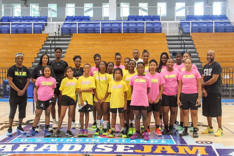No Plane Ticket Needed: Coach Cooper and She Hoops Bring Pro Energy to the V.I.