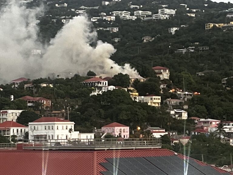 Firefighters Battling Blaze at Apartments Near Blackbeard’s Castle