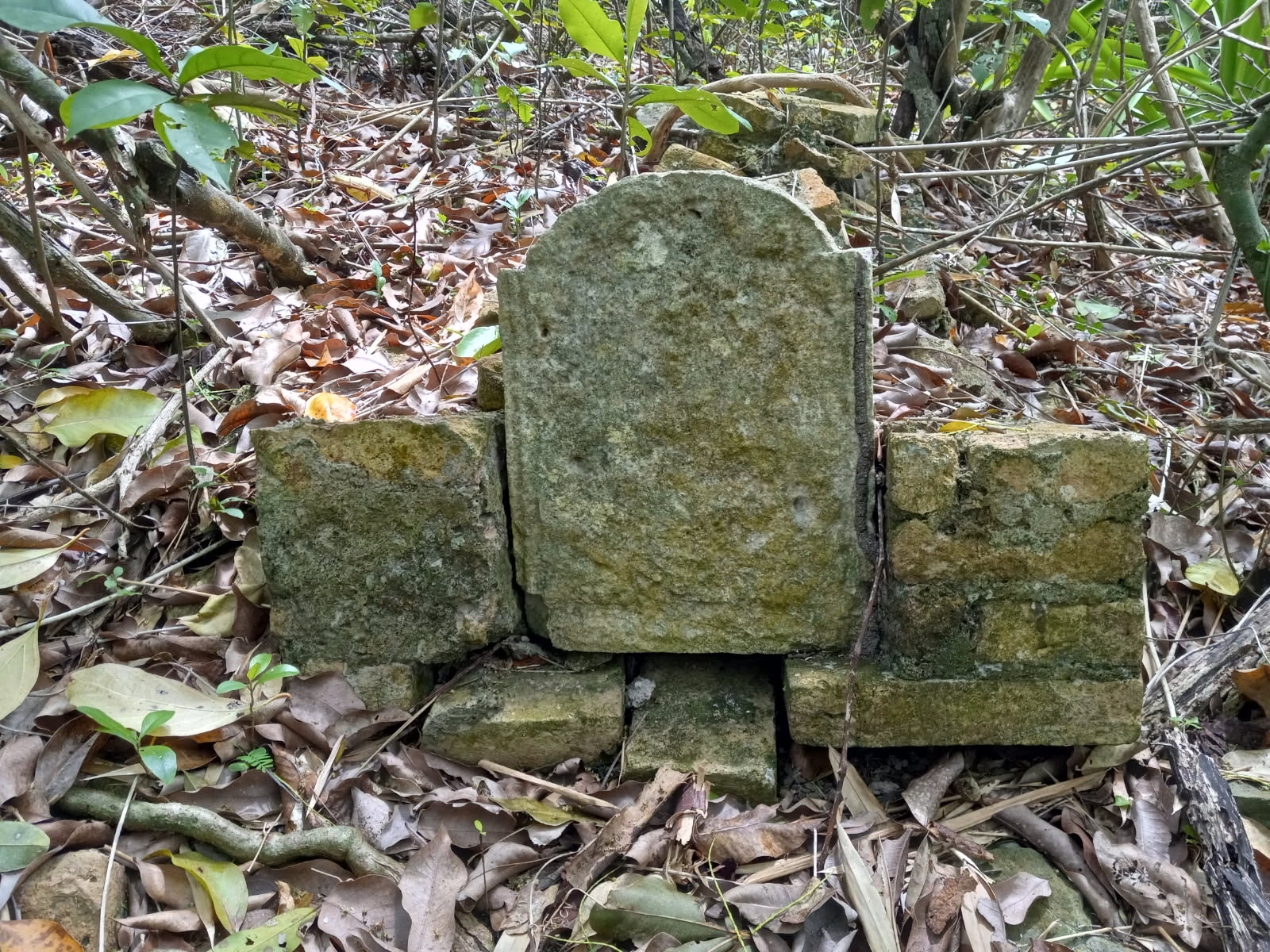 The Maroon Sanctuary Territorial Park harbors the ancestral memory of the people who have become known as โMaroons,โ including this gravesite. (Photo courtesy DPNR)