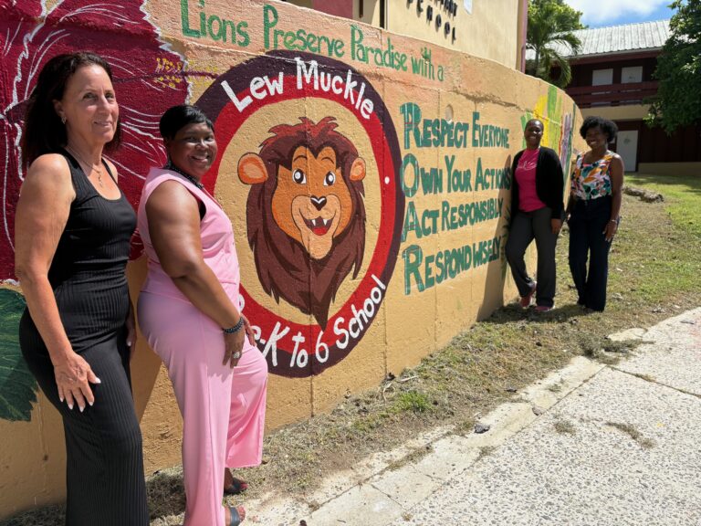 VIWMA Continues to Preserve Paradise with Latest Mural at Lew Muckle Elementary