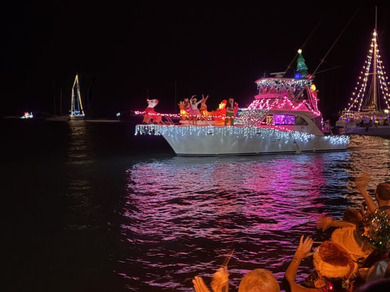 Photo Focus: Christiansted Harbor Glows for 2025 Christmas Boat Parade
