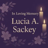 Lucia A. Sackey Dies